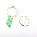 Chrysoprase Dangle Earrings..