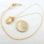 Flower Charm Necklace in Go..