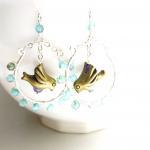 Wire Wrapped Earrings in St..