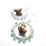 Wire Wrapped Earrings in St..